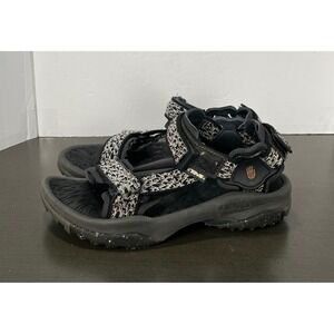 Teva Terra Fi 5 Sport Sandals Women's size 7 Black Patterned Straps Hiking